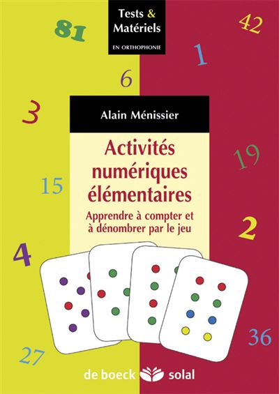 Actvités numériques élémentaires