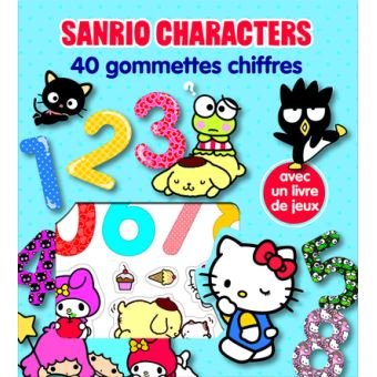 Sanrio Characters - 40 gommettes chiffres