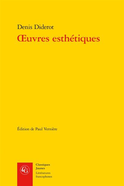 Oeuvres esthetiques