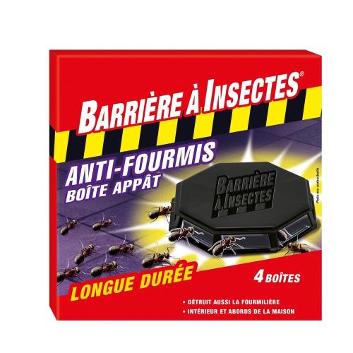 Boîtes-appât anti-fourmis x4 - BARRIERE A INSECTES 