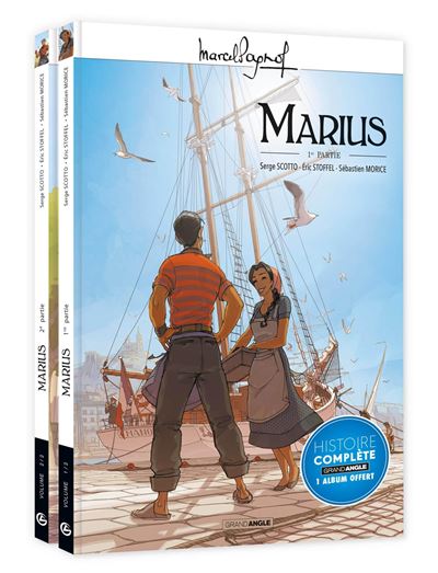 M. Pagnol en BD : Marius - Pack promo histoire complète - Sébastien Morice - (donnée non spécifiée)