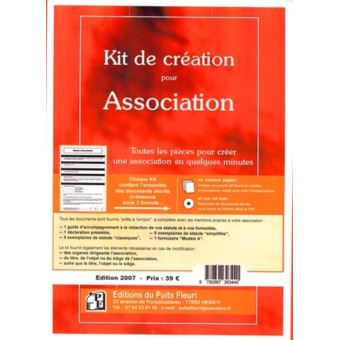 Kit de creation pour association. toutes les pieces pour creer une association e