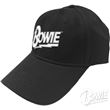 Casquette de baseball David Bowie White Flash Logo