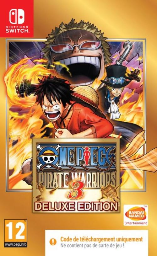 One Piece Pirate Warriors 3 Deluxe Edition Code In A Box Nintendo Switch