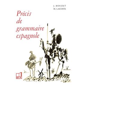 Précis de grammaire espagnole.