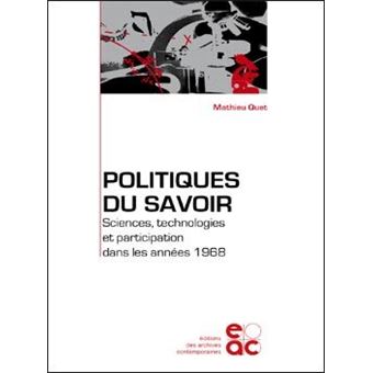 Politiques du savoir