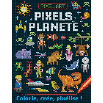 Pixels art - pixels planete