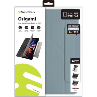 Etui folio Switcheasy Origami pour Ipad 10.2' 2021/20/19 Bleu exquis