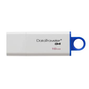 Clé USB 3.0 Kingston DataTraveler G4 16 Go Blanc et Bleu - 1