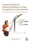 Manuel d'analyse des politiques publiques à l'usage des ingénieurs et des urbanistes