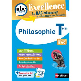 Abc Du Bac Excellence Philosophie Term Broche Collectif Achat Livre Fnac
