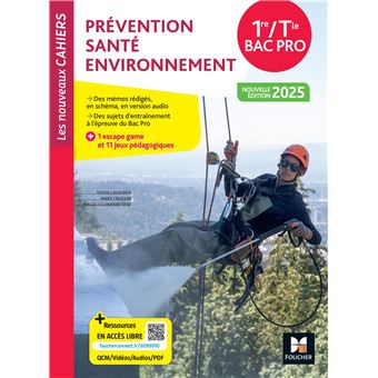 Les Nouveaux Cahiers - Prévention Santé Environnement (PSE) 1re-Tle Bac Pro - Éd. 2025 - Livre élève
