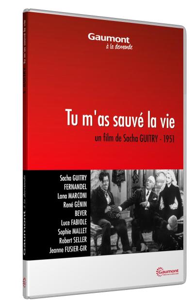 Tu m’as sauvé la vie DVD