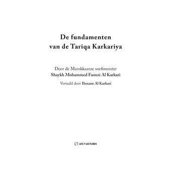 De fundamenten van de Tariqa Karkariya