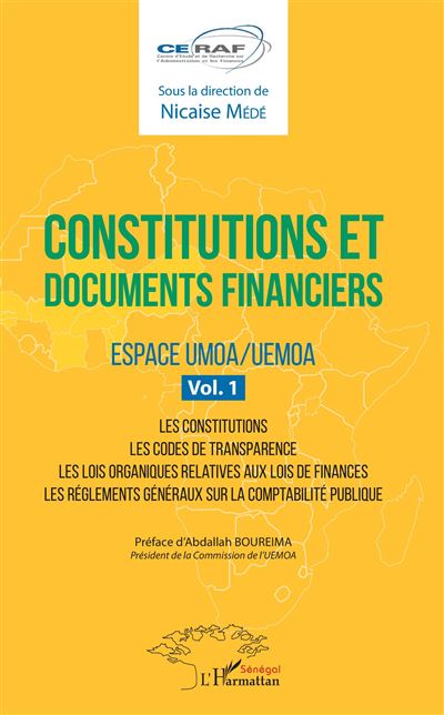 Constitutions et documents financiers,01:espace umoa/uemoa