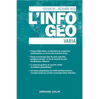 L'information géographique - n°4/2020 Varia