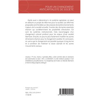 Pour un changement anticapitaliste de société