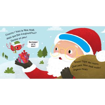 Bravo père Noel - livre avec matières à toucher