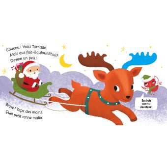 Bravo père Noel - livre avec matières à toucher