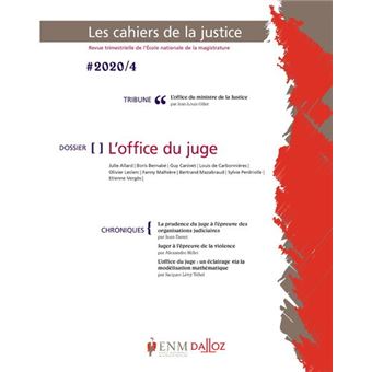 Les Cahiers de la justice 4/2020