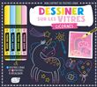 Dessiner sur les vitres licornes ne
