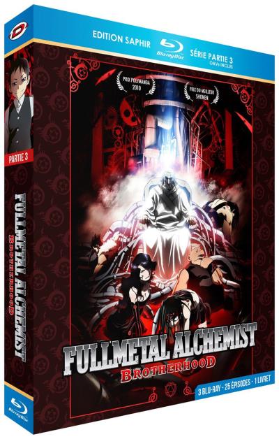 Fullmetal Alchemist Brotherhood Partie 3, 4 Oav Edition saphir Blu-Ray