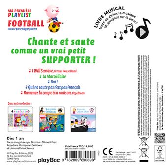 Livre musical - Ma première playlist Foot