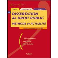 La dissertation de droit public