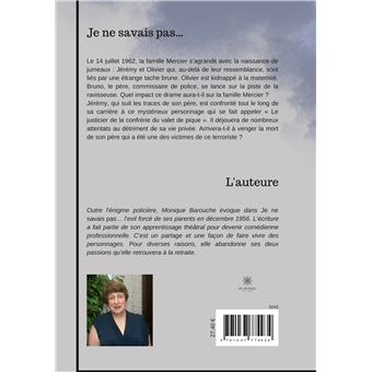 Je ne savais pas...