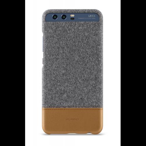 Huawei P10 Cover Light Grey/Leather Brown