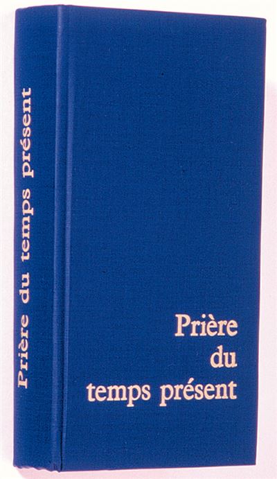 Priere temps present/gf bleu