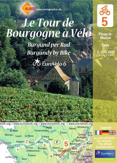 TOUR DE BOURGOGNE A VELO (Paray le Monial > Dôle) -  Collectif - broché