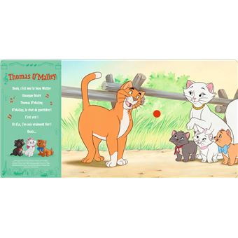 LES ARISTOCHATS - Mes Premières Chansons - Livre sonore - Disney