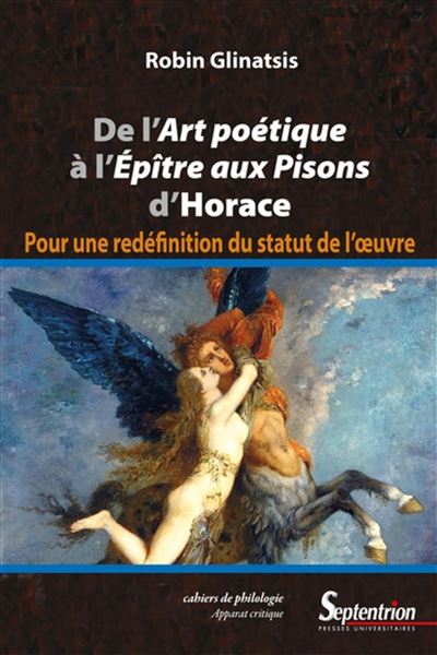De l'art poétique a l'épitre aux pisons d'Horace