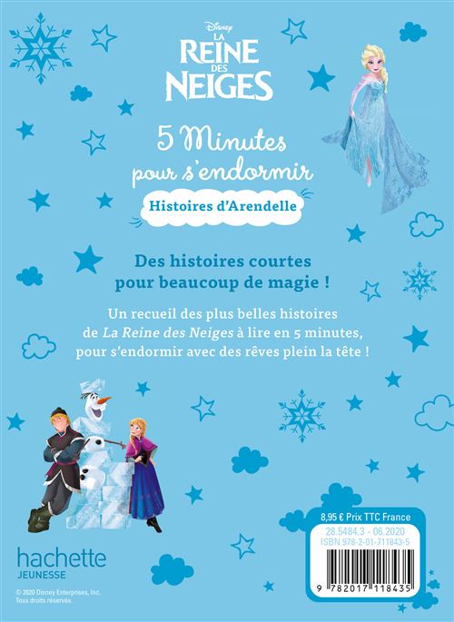 5 minutes pour s'endormir : la Reine des Neiges : histoires givrées -  Disney - Disney Hachette - Grand format - Librairie Galignani PARIS