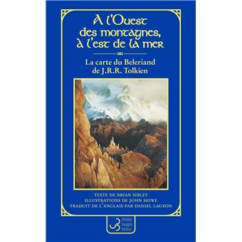 La carte du Beleriand de J.R.R. Tolkien