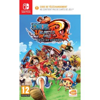 One Piece Unlimited World Red Deluxe Edition Code in a Box Nintendo Switch