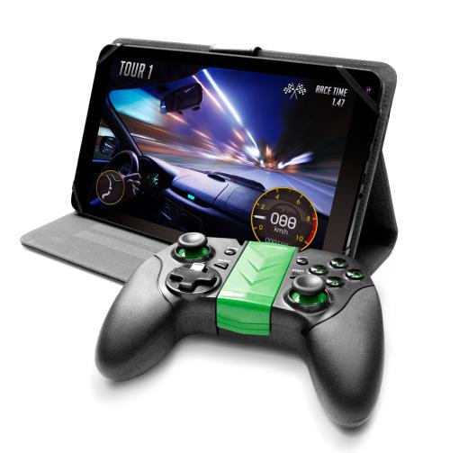 Pack Logicom Gaming Tablette L-Ement Tab 1043 10.1 8 Go WiFi Noir +  Manette Bluetooth + Portfolio avec position stand