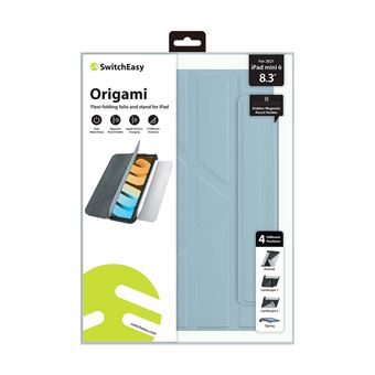 Etui folio Switcheasy Origami pour Ipad Mini 8.3' 2021 Bleu exquis