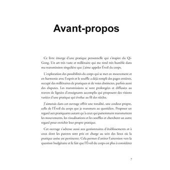 L'Eveil du corps