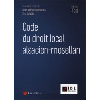 Code du droit local alsacien mosellan