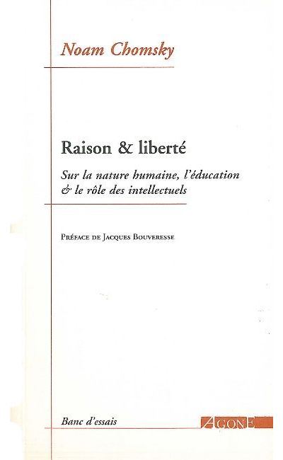 Raison et liberté - Noam Chomsky - broché