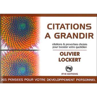 Citations A Grandir Broche Olivier Lockert Achat Livre Fnac