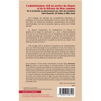 L'administrateur civil au service du citoyen et de la défense du bien commun