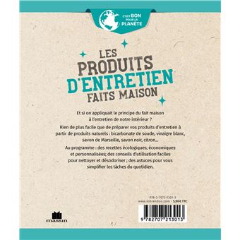 Les produits d'entretien faits maison (poche)