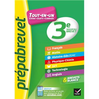 Le Tout En Un 3e Nouveau Brevet Cours Et Entrainement Dans Toutes Les Matieres Broche Caroline Bureau Gaelle Cormerais Guillaume D Hoop Achat Livre Ou Ebook Fnac