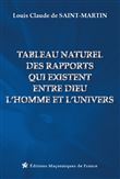 Tableau naturel des rapports qui existent entre Dieu l'homme et l'univers