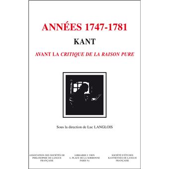 Kant - Les années 1747-1781