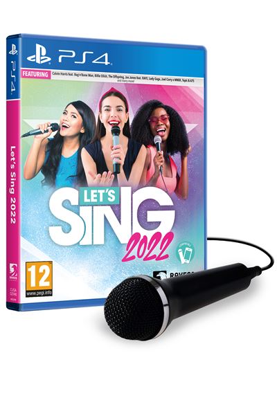 Let's Sing 2022 + 1 Microphone International  FR/NL PS4