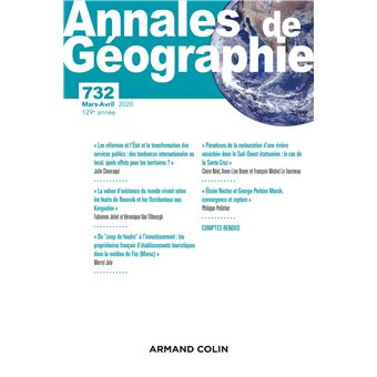 Annales de géographie - N° 732 (2/2020) Varia